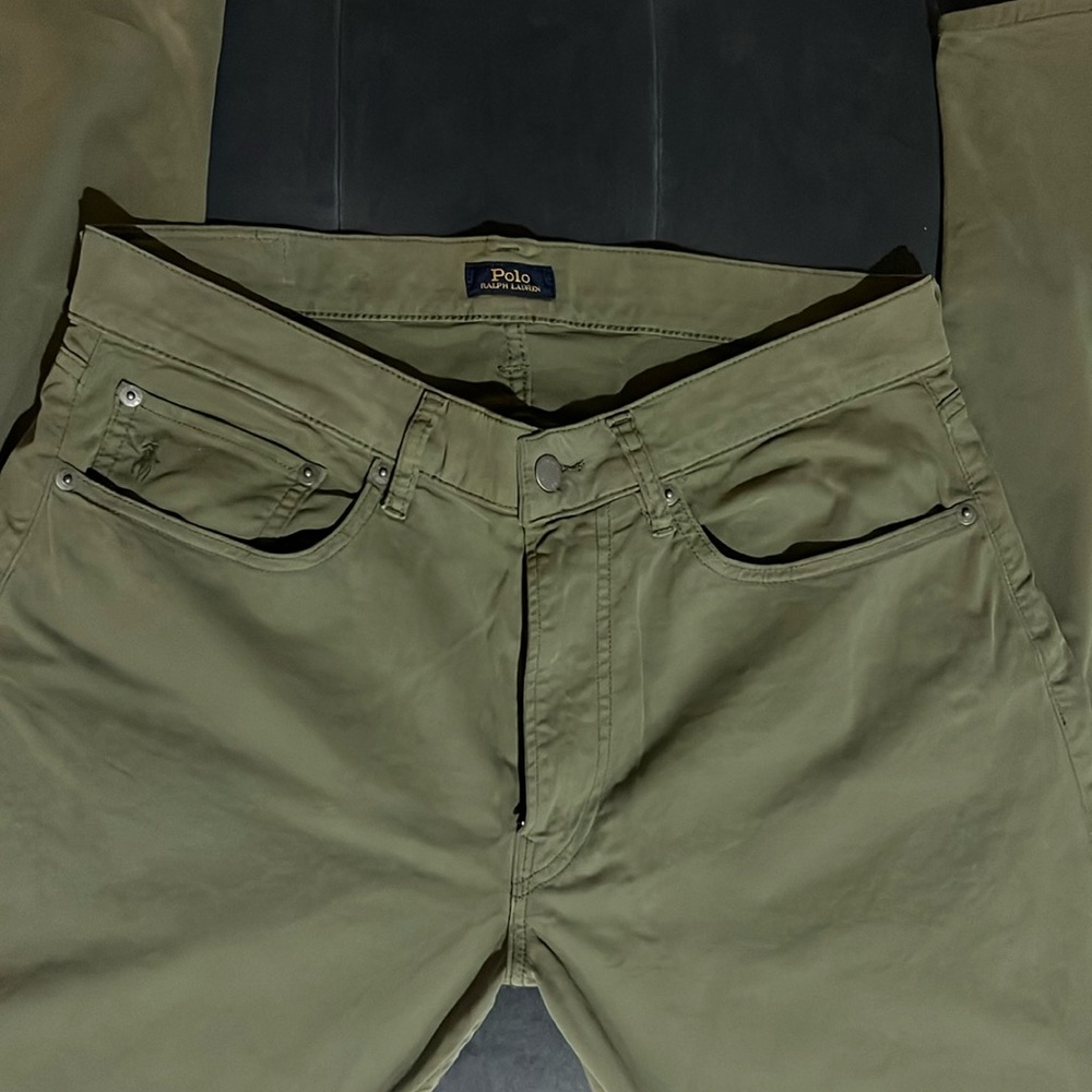 Forest green skinny men’s work pants-NWOT!